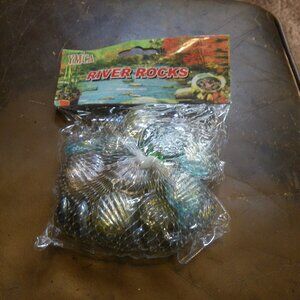 Glass Gems Dome Vase Filler Decorative Beads Marble Pebbles Stones Craft Decor